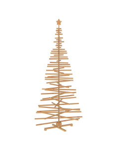 Albero di Natale in legno KOTKA 240 cm Legno Massello di Pino 2