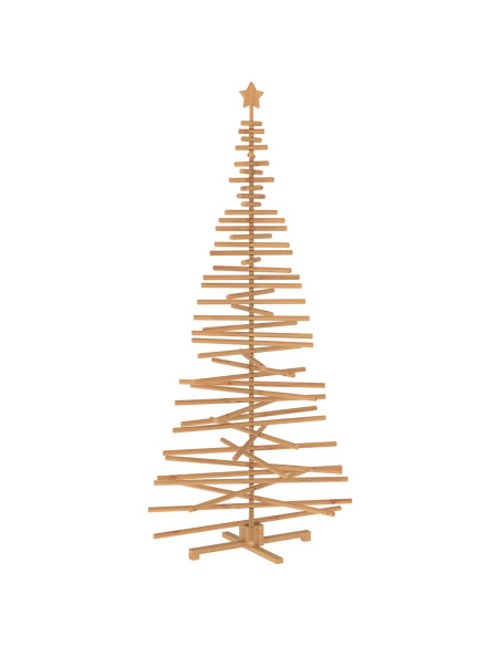 Albero di Natale in legno KOTKA 240 cm Legno Massello di Pino