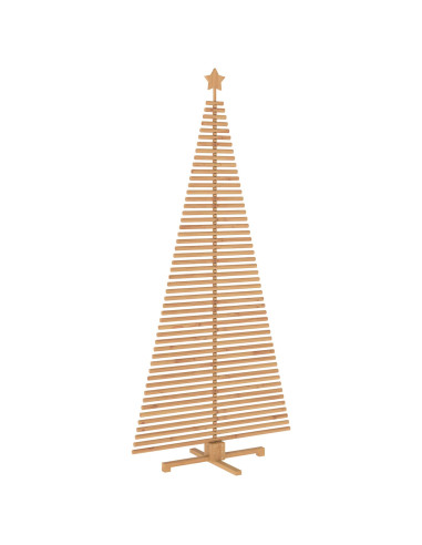 Albero di Natale in legno KOTKA 240 cm Legno Massello di Pino