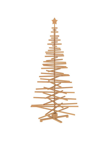 Albero di Natale in legno KOTKA 210 cm Legno Massello di Pino