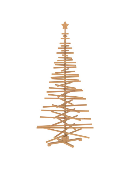 Albero di Natale in legno KOTKA 210 cm Legno Massello di Pino
