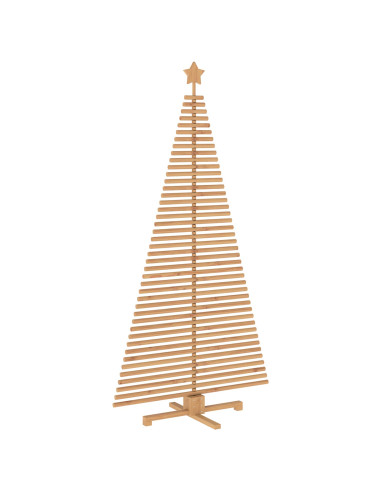 Albero di Natale in legno KOTKA 210 cm Legno Massello di Pino