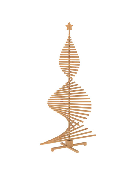 Albero di Natale in legno KOTKA 210 cm Legno Massello di Pino
