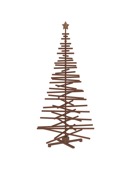 Albero di Natale in legno KOTKA 210 cm Legno Massello di Pino