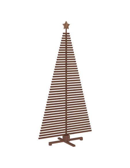 Albero di Natale in legno KOTKA 210 cm Legno Massello di Pino