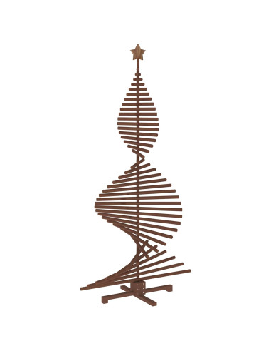 Albero di Natale in legno KOTKA 210 cm Legno Massello di Pino