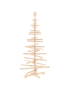 Albero di Natale in legno KOTKA 150 cm Legno Massello di Pino 2