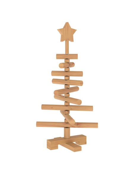 Albero di Natale in legno KOTKA 60 cm Legno Massello di Pino