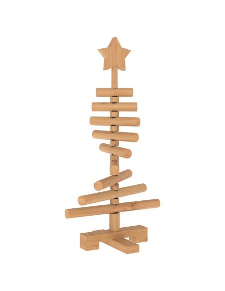 Albero di Natale in legno KOTKA 60 cm Legno Massello di Pino
