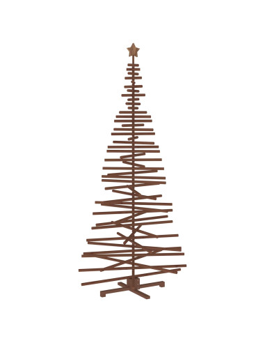 Albero di Natale in legno KOTKA 240 cm Legno Massello di Pino