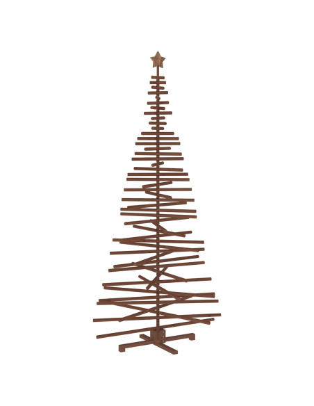 Albero di Natale in legno KOTKA 240 cm Legno Massello di Pino