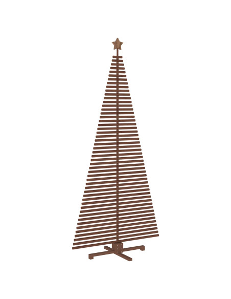 Albero di Natale in legno KOTKA 240 cm Legno Massello di Pino