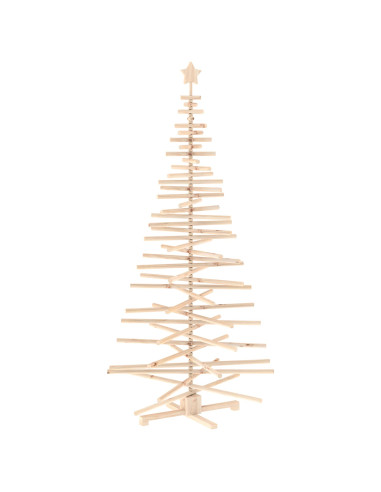 Albero di Natale in legno KOTKA 210 cm Legno Massello di Pino