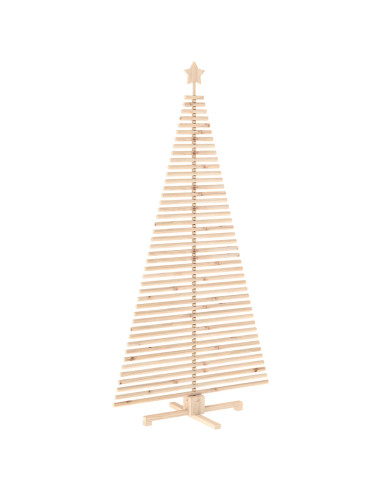 Albero di Natale in legno KOTKA 210 cm Legno Massello di Pino