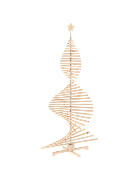 Albero di Natale in legno KOTKA 210 cm Legno Massello di Pino