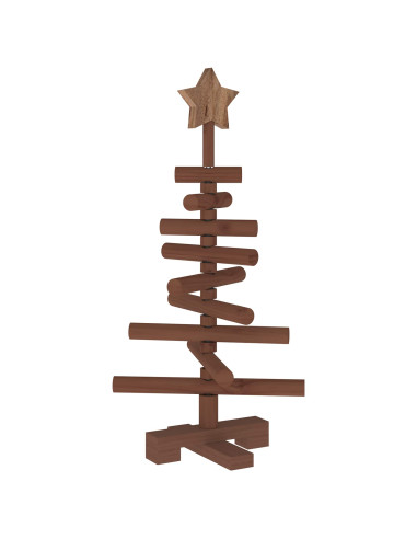 Albero di Natale in legno KOTKA 60 cm Legno Massello di Pino