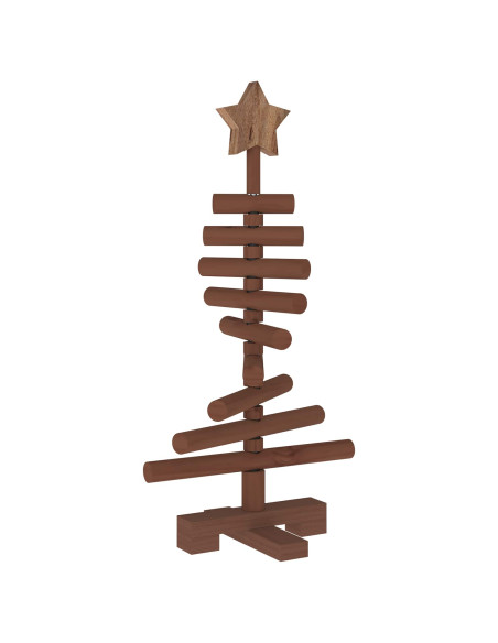 Albero di Natale in legno KOTKA 60 cm Legno Massello di Pino