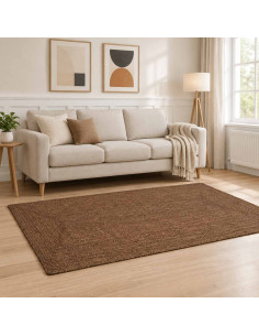 Tappeto da Area Grigio 100 x 200 cm Juta