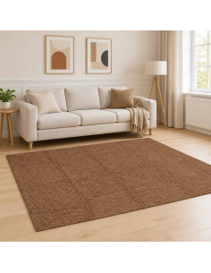 Tappeto da Area Grigio 160 x 230 cm Juta