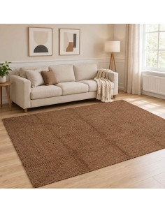 Tappeto da Area Grigio 240 x 340 cm Juta