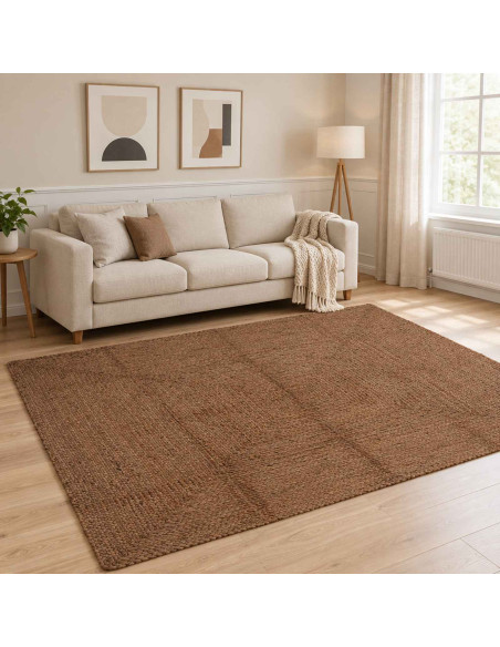 Tappeto da Area Grigio 240 x 340 cm Juta