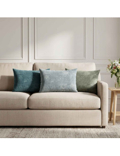 Cuscino 2 pz HEERLEN Blu 30 x 50 cm Tessuto Chenille