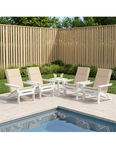 Cuscino per sedia a schienale alto GEMERT 6 pz 100% Poliestere