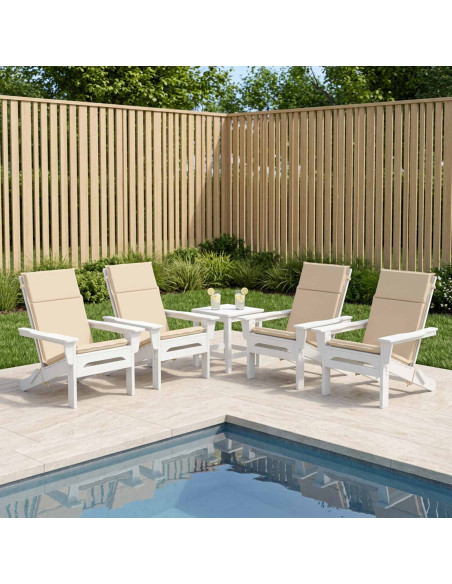 Cuscino per sedia a schienale alto GEMERT 6 pz 100% Poliestere