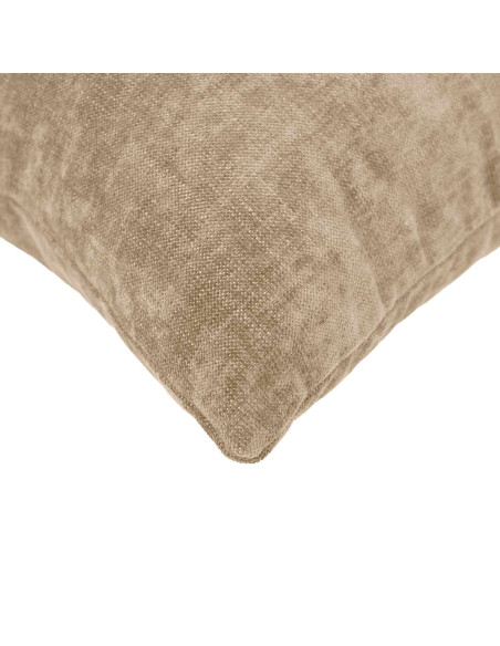 Cuscino 2 pz HEERLEN Tortora 45 x 45 cm Tessuto Chenille
