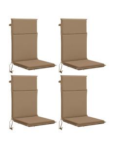 Cuscino per sedia a schienale alto GEMERT 4 pz 100% Poliestere 2