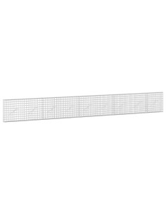 Gabione con filo da 5 mm e rete da 5x5 cm 450x10x50 cm 2