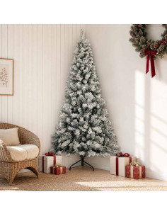Albero di Natale artificiale 240 cm PVC e Acciaio