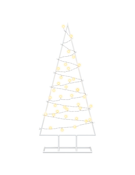 Albero di Natale in metallo con LED KUOPIO 90 cm Bianco caldo
