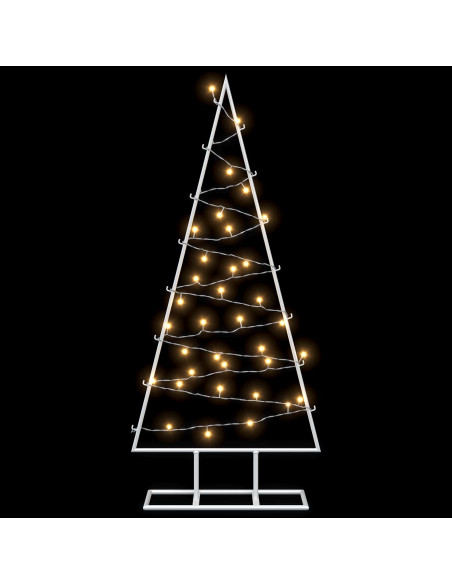 Albero di Natale in metallo con LED KUOPIO 90 cm Bianco caldo