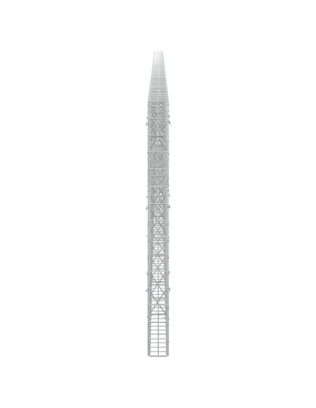 Gabione con Filo da 5 mm e Rete da 5x10 cm 1050x10x150 cm