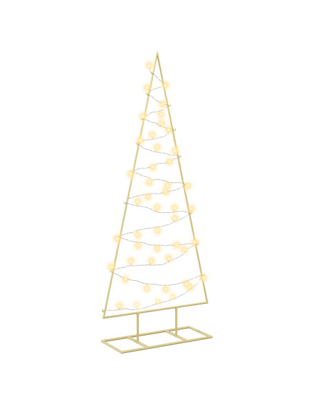 Albero di Natale in metallo con LED KUOPIO 125 cm Bianco caldo