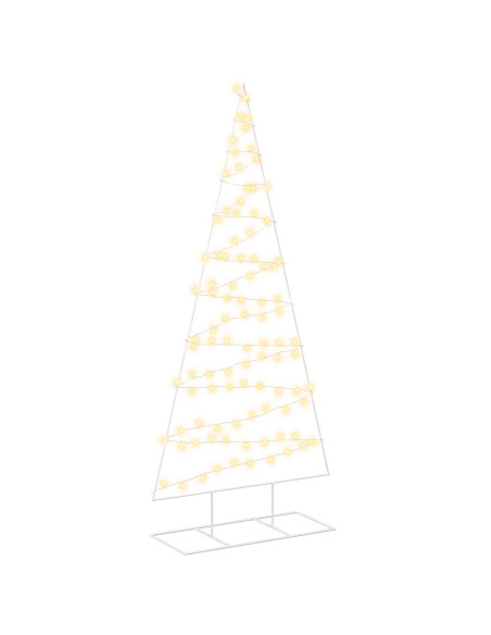 Albero di Natale in metallo con LED KUOPIO 210 cm Bianco caldo