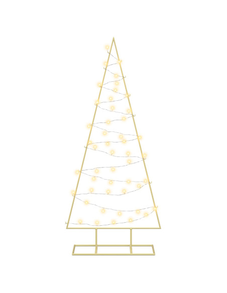 Albero di Natale in metallo con LED KUOPIO 125 cm Bianco caldo