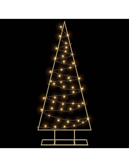 Albero di Natale in metallo con LED KUOPIO 125 cm Bianco caldo
