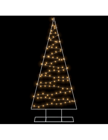 Albero di Natale in metallo con LED KUOPIO 210 cm Bianco caldo
