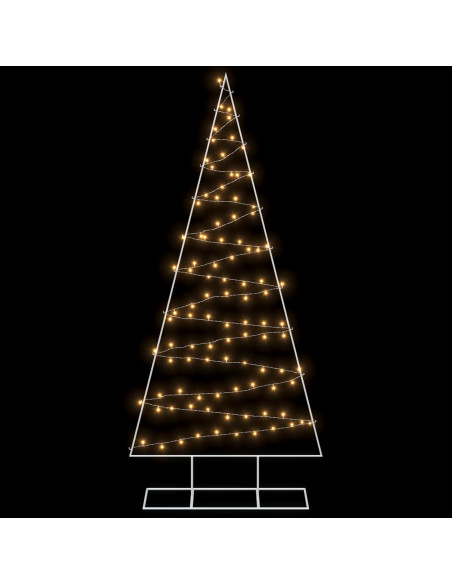 Albero di Natale in metallo con LED KUOPIO 210 cm Bianco caldo
