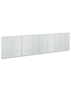 Gabione con Filo da 5 mm e Rete da 5x2,5 cm 400x10x100 cm 2