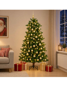 Artificial Christmas Tree with Bauble 240 cm 300 LED