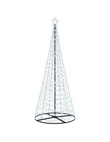 Albero di Natale LED a spirale con base EKENAS 250 cm 370 LED