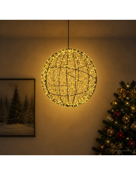 Luce a punta di Natale 950 LED Bianco caldo Ø 60 x 63 cm