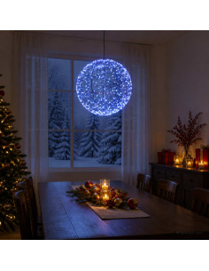 Luce a punta di Natale 500 LED Blu Ø 40 x 42 cm