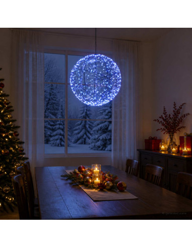 Luce a punta di Natale 500 LED Blu Ø 40 x 42 cm
