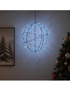 Luce a punta di Natale 500 LED Bianco freddo Ø 40 x 42 cm
