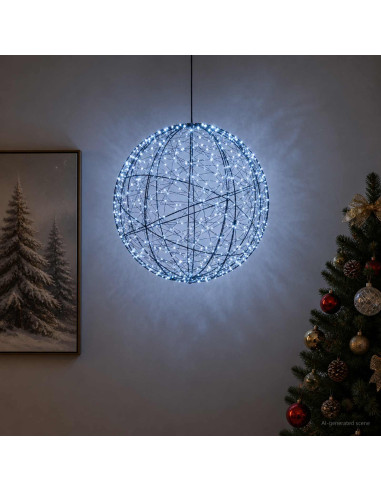 Luce a punta di Natale 500 LED Bianco freddo Ø 40 x 42 cm