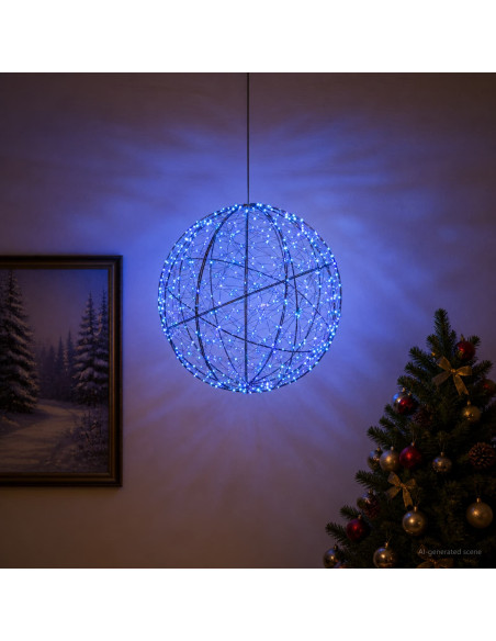 Luce a punta di Natale 750 LED Blu Ø 50 x 52 cm